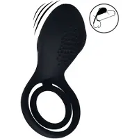 Levelz - Vibrating Cock and Ball Ring with Winged Stimulator