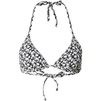 Marc O'Polo Bikinitop 'Millefleur' navy / nachtblauw / wit