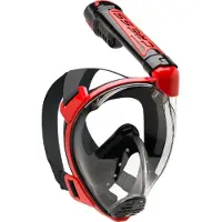 Cressi Duke Snorkeling Mask Rood,Zwart S-M