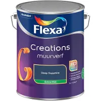 Flexa - Creations Muurverf Extra Mat - Deep Sapphire - Mengverf - 5 L