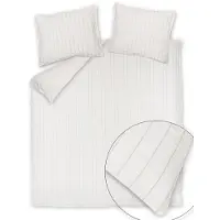 Vandyck Dekbedovertrek Pure Sand Offwhite Katoen-200 x 200 / 220 cm | 2-Persoons