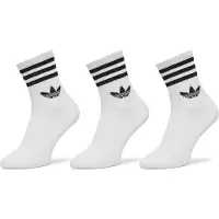 Adidas Sokken '3-Stripes Crew 3 Pairs' zwart / wit