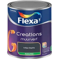 Flexa - Creations Muurverf Extra Mat - Indigo Depths - Mengverf - 1 L
