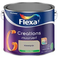 Flexa - Creations Muurverf Extra Mat - Kiezelgrijs - Mengverf - 2,5 L