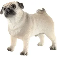 Toymax Animal World figuurtje, mopshond Percy, 6 cm