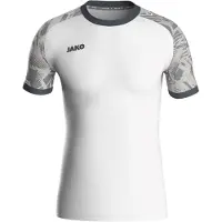 Jako T-shirt Iconic KA 152, wit/lichtgrijs/antraciet, licht