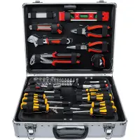 Bgs Gereedschapset in aluminium koffer 129 delig