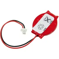 Akkuman.de Batterie Knopfzelle CR2032 mit Stecker - Bios-Batterie