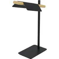 Eglo Bureaulamp Ermua zwart met hout