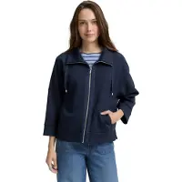 Tom Tailor Sweatvest donkerblauw
