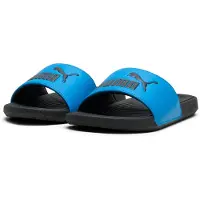 Puma Cool Cat 2.0 badslippers kobaltblauw/zwart Jongens/Meisjes Rubber - maat 29