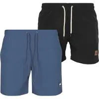 Urban Classics Zwemshorts saffier / zwart
