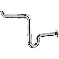Omp Tea Handicap Wastafelsifon 5/4"-32mm, chroom