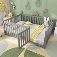 OKWISH TV-meubel 175 x 38 x 55,5 cm van spaanplaat, met rattan deuren en laden, wit, met gouden greep en poten, modern