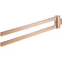 GROHE Selection Handdoekhouder - 40cm - dubbel - draaibaar - warm sunset (koper) 41063da0