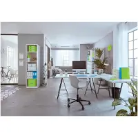 Leitz Ordner WOW 1005 80mm karton blauw - 2 stuks