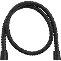 Sapho - Doucheslang, 100 cm, mat zwart FLEX100B