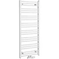 Bruckner Albrecht badkamerradiator 500x1250 mm, middenaansluiting, wit