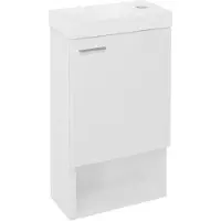 Sapho Latus Xi Wastafelonderkast 30x53x16,5cm, hoogglans wit