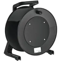 Schill GT 310.S0 - Kabelhaspel - Kabeldrum - Cabledrum - Leeg - Kleur: Zwart - Onbreekbaar - Special Gummi