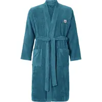 Jan Vanderstorm Comfort Fit Badjas groen, Effen