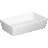 Cersanit City - Opzetwastafel, 6x4 cm, zonder overloop, wit K35-047