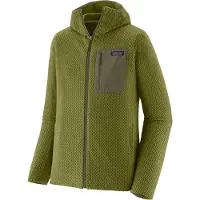 Patagonia - R1 Air Full-Zip Hoody - Fleecevest M, olijfgroen