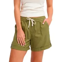 Roxy - Women's Sweetest Day - Short M, olijfgroen