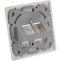 InLine Rahmenset für 2x RJ45 Bu/LSA Einsatz