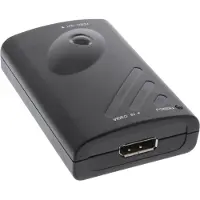 InLine Splitter DisplayPort vers 2x HDMI et fonction de mur vidéo FullHD