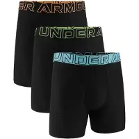 Under Armour Boxershorts lichtblauw / geel / oranje / zwart