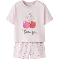 Name it Set 'NMFVilinse' grijs / pink / rosa / rood