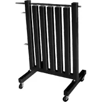 Softee Rack With Wheels For Vinyl Dumbbell Wit 115 x 170 x 12 cm