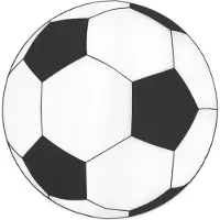 SANTEX 12x Ronde placemats/onderleggers voetbal print 34 cm - Tafeldecoratie onderleggers voetbalfeestje- Sport thema tafeldecoraties