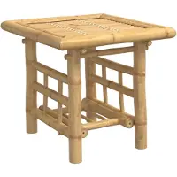 vidaXL Bijzettafel 45x45x45 cm bamboe