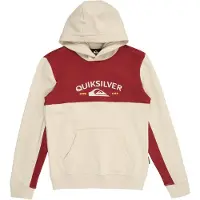 Quiksilver Sweatshirt 'KNOWLEDGE AREA' crème / oranje / rood