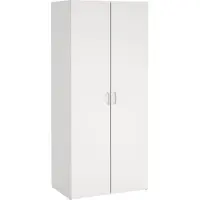 Ebuy24 Spell kledingkast 2 deuren wit.