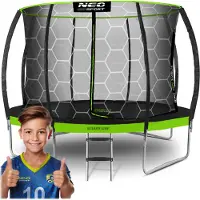 Neo-Sport Serie - Trampoline - 435 cm - Veiligheidsnet - Dubbele U-vormige benen