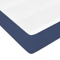 Syfax Pocketveringmatras medium 160x200x20 cm stof blauw