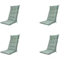 Madison Kussen hoog ca. 123x50 cm Napels kaki water repellent coating (4 stuks)