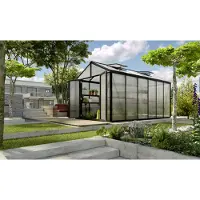 Vitavia Tuinkas Zeus Comfort 11900 - Polycarbonaat 16mm - Zwart - 258x465x250cm