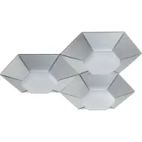 Wofi LED plafondlamp Bente, 3-lamps dimbaar 40 x 40,5cm