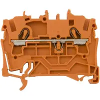 Wago 2002-1202 Doorgangsklem 5.20 mm Spanveer Oranje 100 stuk(s)