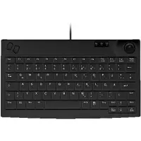 Contour Design AK-440-TU-B/FR ACTIVE KEY Industry 4.0 Mini Trackball Keyboard USB