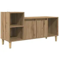 vidaXL TV Kast 100 x 35 x 55 cm Artisan Eiken Bewerkt hout