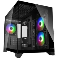 Cougar FV150 Mini-tower PC-behuizing, Gaming-behuizing Zwart