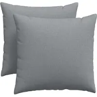 vidaXL Zitkussens 2 st Stof Lichtgrijs 50 x 50 cm
