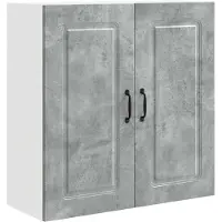 vidaXL Vaatwasserpaneel Kalmar Beton Grijs 80 x 31 x 80 cm