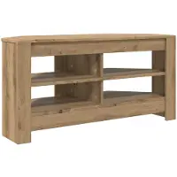 vidaXL HoekTVKabinet 102 x 40,5 x 45 cm Artisan Eiken Bewerkt hout