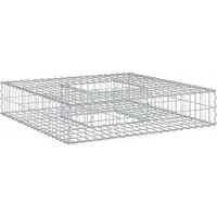 Syfax Gabion Verhoogd Bed Zilver